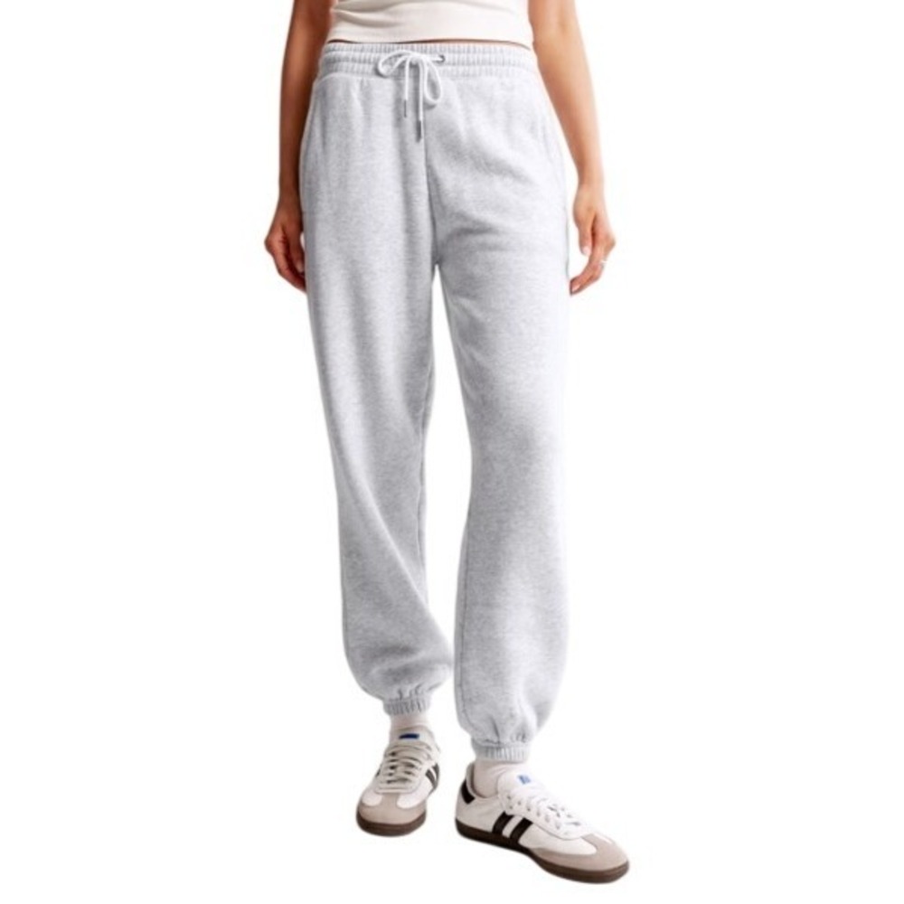Abercrombie and Fitch Jogger Sweatpants Xl Gray Lounge Athleisure Sport Normcore